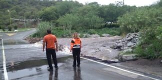 Monitorean los ríos por las crecidas en toda la provincia