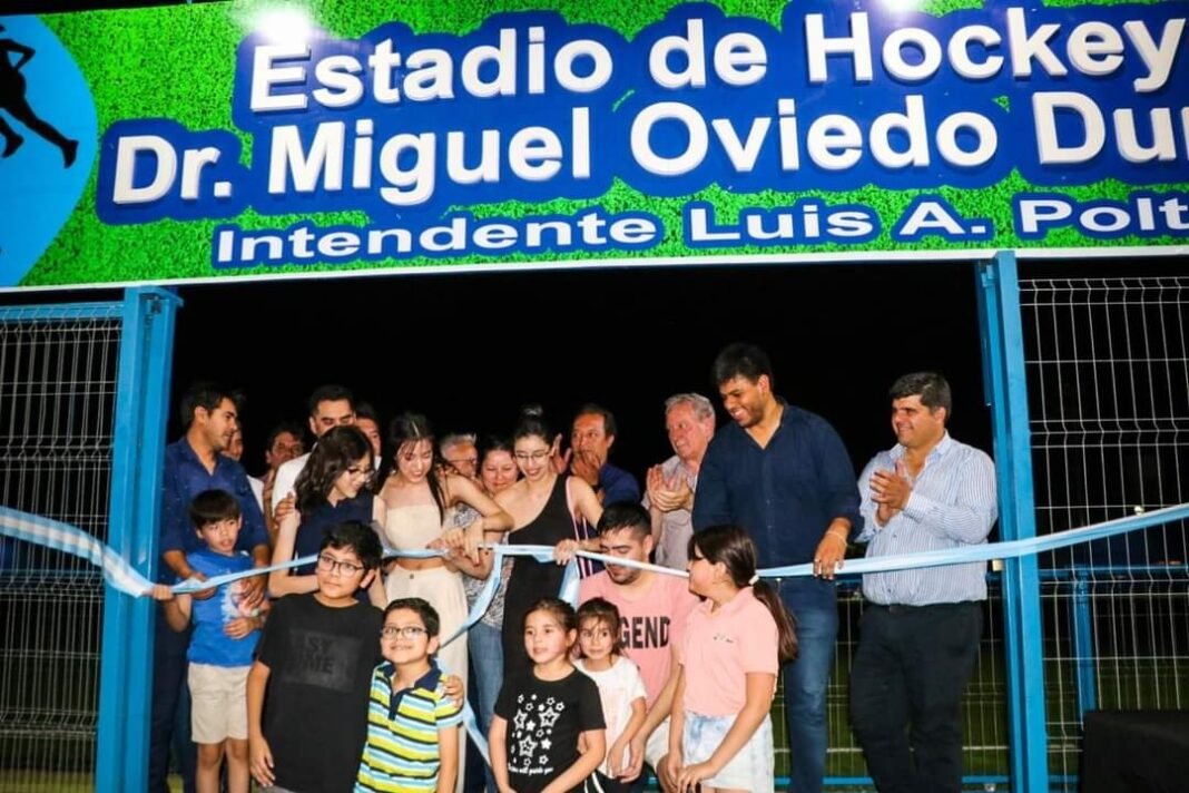 Recreo inauguró su nueva Cancha de Hockey Municipal