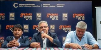 Antofagasta de la Sierra presentó la 32° edición de la Feria de la Puna Raul Jalil, Julio Taritolay, Roberto Brunello