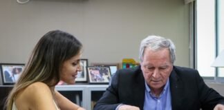 Ruben Dusso se reunió con la presidenta de la delegación catamarqueña de la Cámara de la Construcción