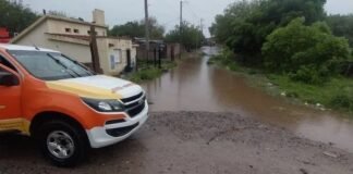Las intensas lluvias ocasionaron inconvenientes en toda la provincia