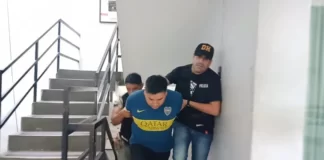 Condorí estuvo en el velorio de Raymundo Barrionuevo Dardo Condori