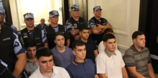 El juicio por Fernando Báez Sosa,: los rugbiers se quitaron los barbijos ante el tribunal