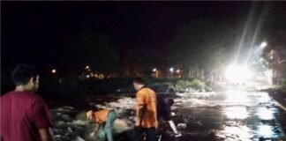 Evacuaron y asistieron a 30 personas varadas en el Camping Municipal