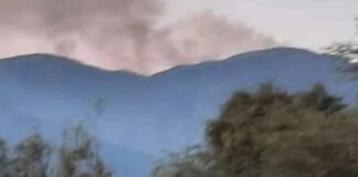 Brigada de Incendios trabaja en controlar un incendio en la localidad de Concepción