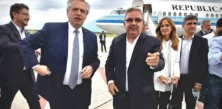 Hoy llega Fernández y se convierte en el presidente que más veces visitó Catamarca Raul Jalil, Alberto Fernandez