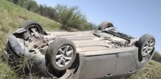 Sufrieron graves lesiones al volcar en la ruta provincial 20