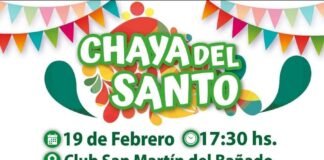 El domingo se viene la “Chaya del Santo” en el Club San Martín del Bañado