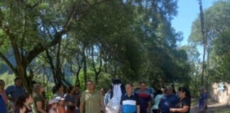 Honraron a Santo Domingo en Los Ángeles Sur