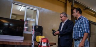 Jalil dejó inauguradas las obras de refacción de la Escuela de Minería