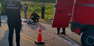 Joven fue encontrado muerto en la ruta e investigan si fue atropellado