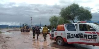 Operativo de asistencia a Tinogasta y Santa María por las inclemencias climáticas