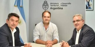Jalil y Maggiotti ultimaron detalles para inaugurar el primer complejo Casa Activa