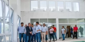 Raúl Jalil realizó una visita de obra del predio de Casa Activa