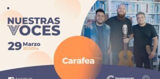 Carafea abrirá la temporada 2023 de “Nuestras Voces”