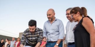 3500 personas se beneficiarán de la obra de cloacas en Loteo Parque Sur