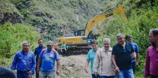 Jalil recorrió obras de infraestructura vial en el Norte de Belén