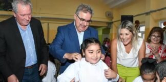 Raul Jalil acompañó a Centurión en la inauguración de Ciclo lectivo 2023