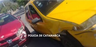 Una mujer sufrió un siniestro vial y terminó hospitalizada