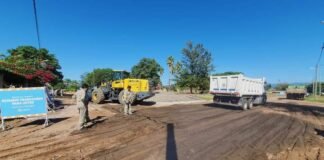 LA MUNICIPALIDAD DE LOS ALTOS REALIZA OBRAS PREVIAS A LA PUESTA EN VALOR DE PLAZA SAN MARTIN