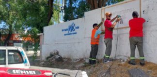 Nuevo operativo de limpieza de paredes