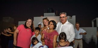 Parque Sur: más familias tienen su vivienda propia e inicia la obra de cloacas