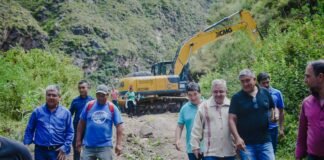 Raúl Jalil recorrió obras de infraestructura vial en el Norte de Belén