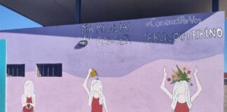 Se inauguró un mural sobre prevención de Cáncer Cervicouterino
