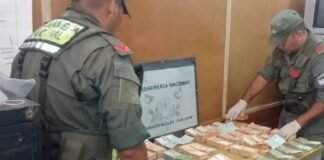 Gendarmería incautó $ 7 millones y cheques a un camionero que salió de Catamarca