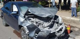 Siniestro vial en Los Altos