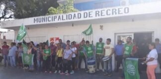 Malestar de municipales en Recreo