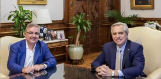 Raúl Jalil se reunió con Alberto Fernández