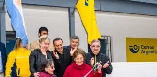 El Gobierno inauguró obras de refacciones en la sucursal del Correo Argentino Raul Jalil, Los Varelas