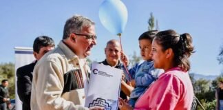 Raul Jalil entro viviendas en Belén Raul Jalil, entrega de viviendas