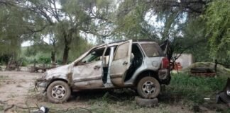 Tremendo accidente en la ruta 38