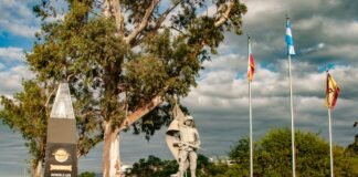 Acto oficial al cumplirse el 41°Aniversario de la Guerra de Malvinas