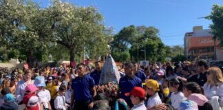 Cientos de niños participaron de la 1° Peregrinación Mariana Infantil