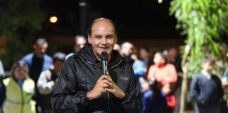 Gustavo Saadi inauguró las obras de la Plaza de la Enfermera y de la Plaza la Amistad