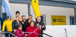 Inauguraron las obras de refacciones en la sucursal del Correo Argentino en Los Varela