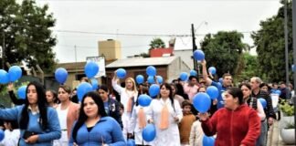 LOS ALTOS SE VISTIÓ DE AZUL PARA CONCIENTIZAR SOBRE EL AUTISMO