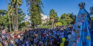 Los jardines de infantes rindieron su homenaje a la Virgen con el Vallecito 2023