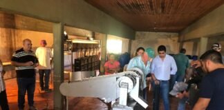 Puesta en funcionamiento de máquinas en la Cooperativa La Nueva Estrella Ltda