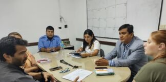 Salud y Seguridad trabajan en un Centro de Testeo en el Penal de Miraflores