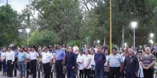 Sentido homenaje a los veteranos y caídos de Malvinas