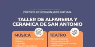 Talleres gratuitos en la Casa de la Cultura Popular de San Antonio