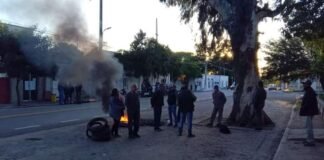 TERCER DIA DE PROTESTA EN BAÑADO DE OVANTA – SANTA ROSA