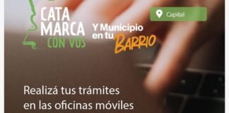 MIERCOLES 10: Catamarca con Vos y el Municipio en tu Barrio, en el Barrio Parque América