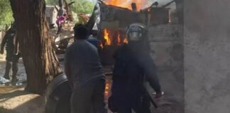 Devastador incendió consumió una vivienda en el sur de la Capital