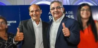 Jalil le bajó los decibeles a la interna peronista: “Está todo bien, no tenemos inconvenientes” Gustavo Saadi, Raul Jalil,