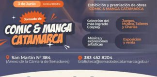 SENADO: Se realizará este sábado el evento «Cómic & Manga Catamarca»
